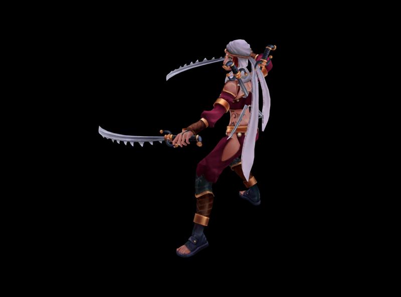 Sandstorm Katarina League of Legends 3D print model