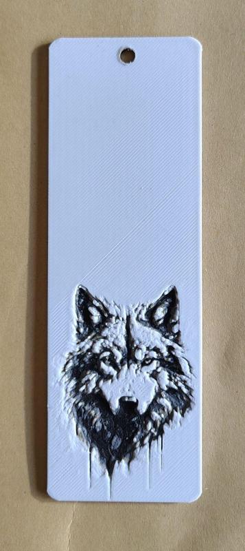Wolf bookmark