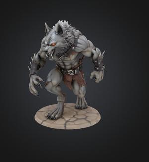 warg/warewolf warrior game rpg