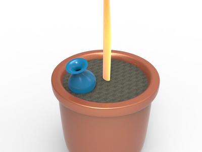 self-watering plant plug, watering plants with the right amount of water