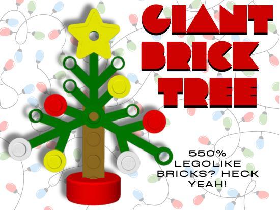 PixelDot's Giant Brick Building Christmas Tree