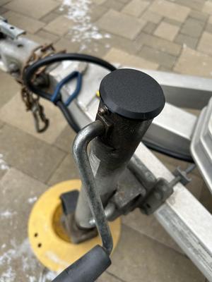 Cap for Fulton trailer jack