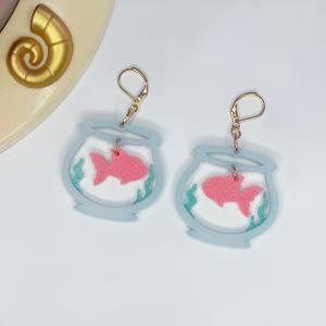 Fishbowl earrings