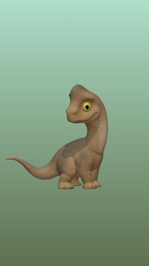 Brachiosaurus Jurassic Chibi figure