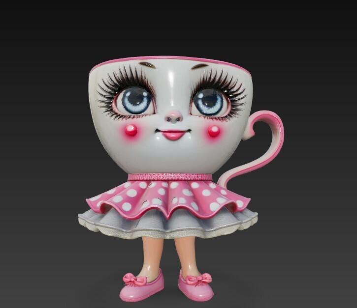 Ballerina coffee cup