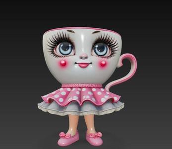 Ballerina coffee cup
