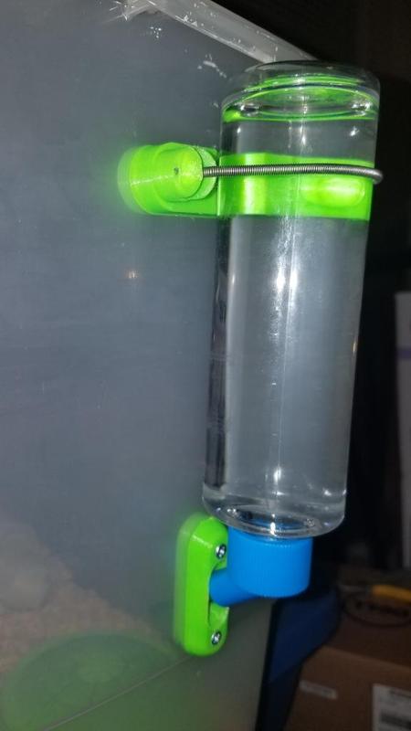 Hamster Bottle Adapter Bracket