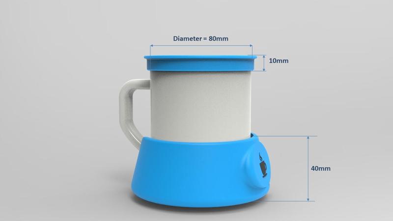 Adjustable Cup Holder with Stander and Cover