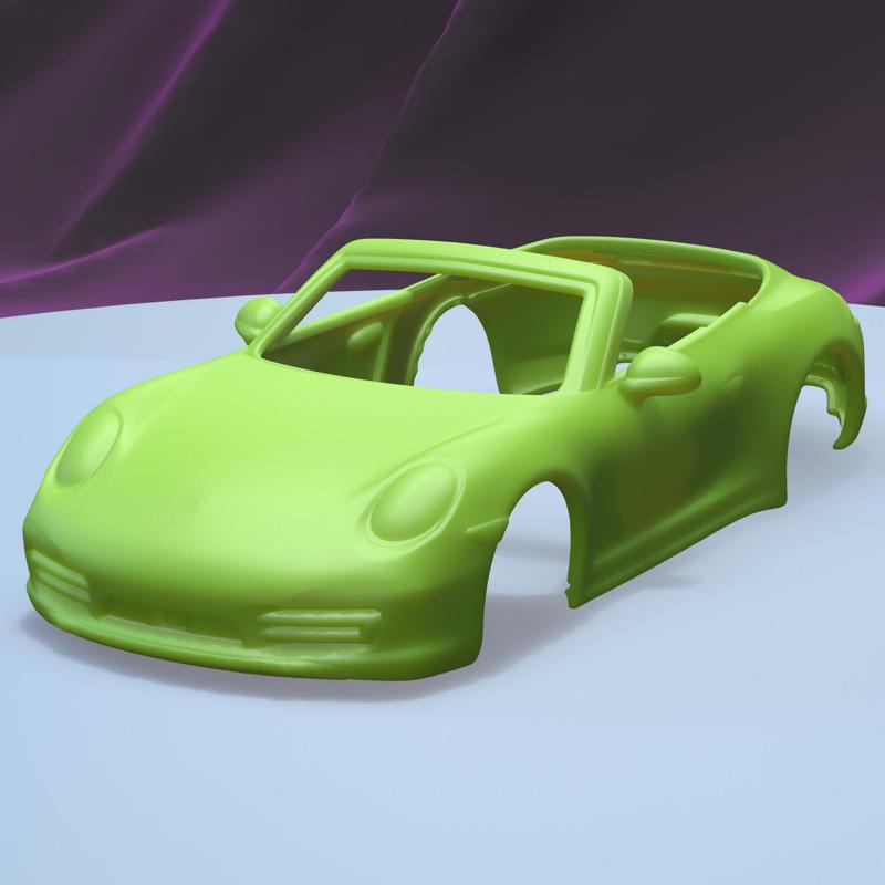 PORSCHE 911 CARRERA 4S COUPE 991 2016  (1/24) printable car body