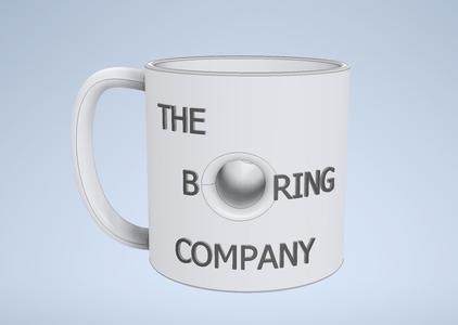 Tesla The boring Company Cup 3d model