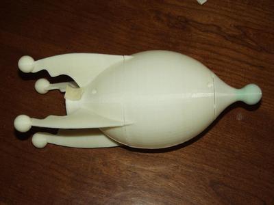 Launchable Cartoon Rocket