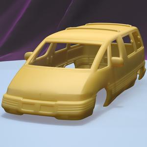 PONTIAC TRANS SPORT 1989 (1/24) printable car body