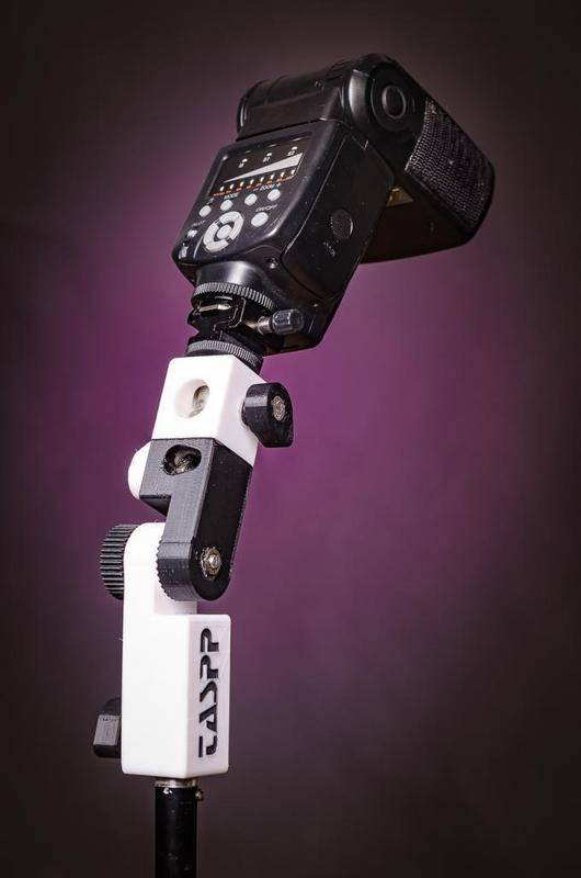Camera speedlight umbrella flash holder mount (Optimized version online, see summary!)