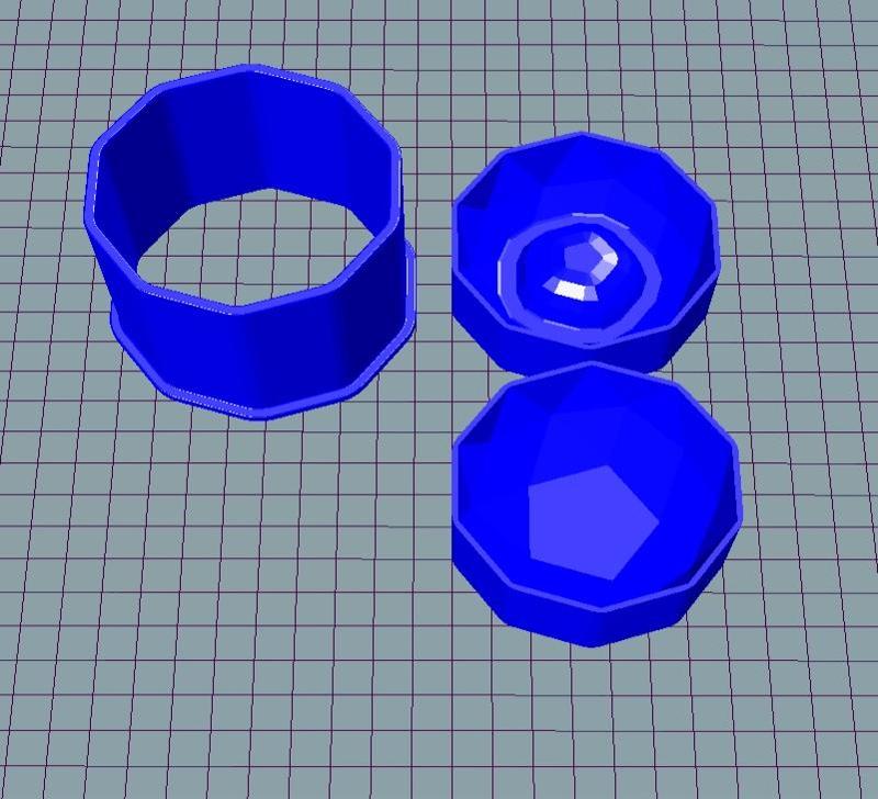 Mold  Polyhedron Cup 7CM