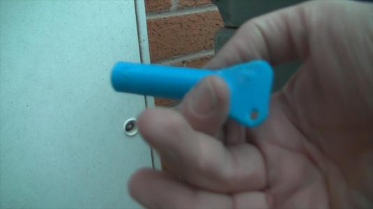 Meter Cupboard Key Triangle Long