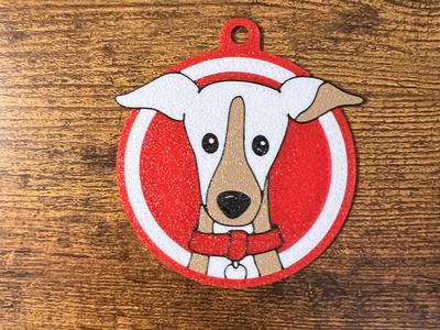 Whippet Keyring