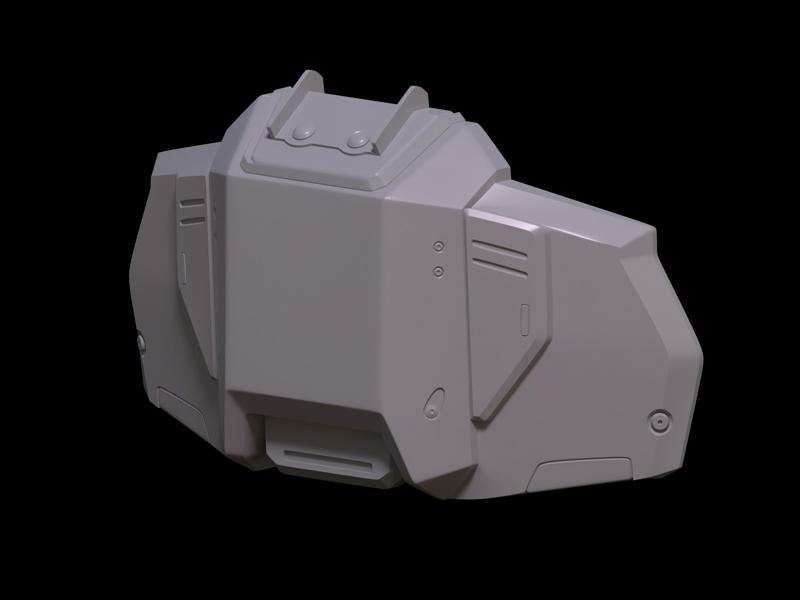 Rakshasa Sacrifice chest attachment 3d print file