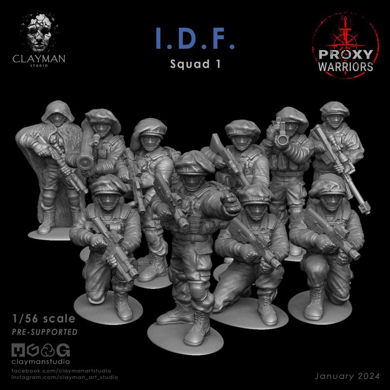 IDF Squad 1 – 1/56 scale