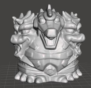 MECHA KING GHIDORAH 1992 PVC VINTAGE FIGURE CHIBI SUPER DEFORMED