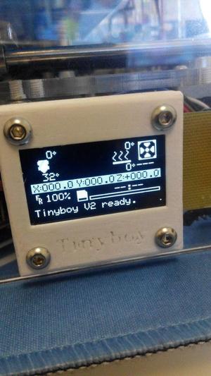 TinyOLED V1.0/V1.1 for RAMPS : 1.3" I2C OLED,  TF Card Module, Rotary Encoder, Buzzer, Connector Board