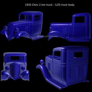 1935 Chev 2 ton truck - 1/25 truck body