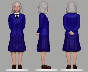 Enid Sinclair  Emma Myers BOBBLEHEAD