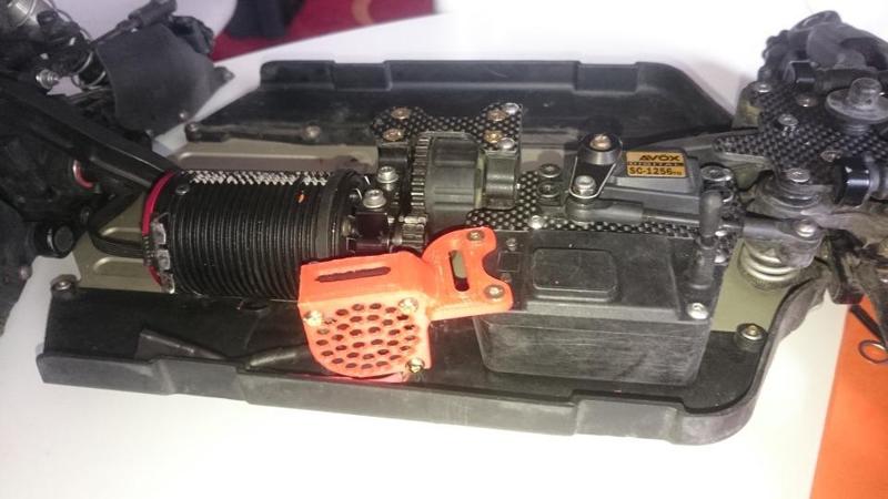 Xray Xb8e 30mm fan holder