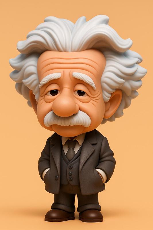 Albert Einstein 3d Model