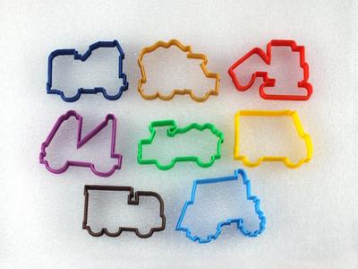 Cookie cutter set «Construction machines»