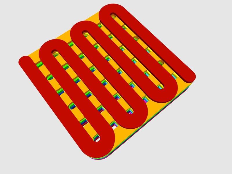 Slicer Manipulation Fiber Weave Square 8x8x1.6mm