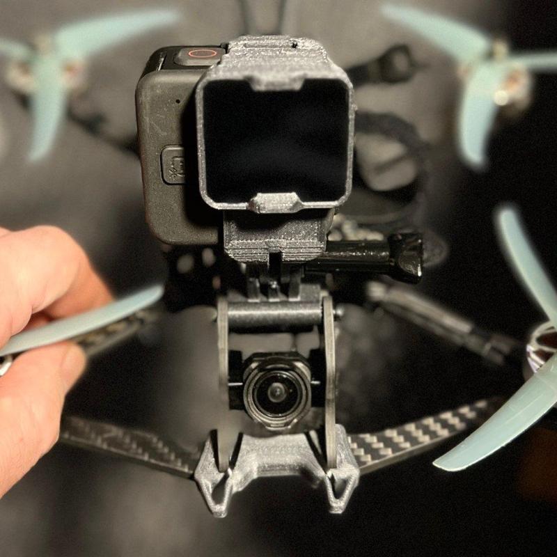 GoPro 11 Mini Centered Lens Mount with TBS ND Filter Bracket