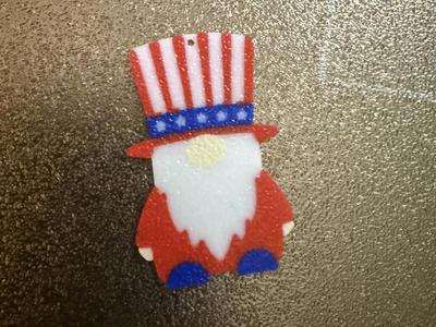 Patriotic Gnome Earrings