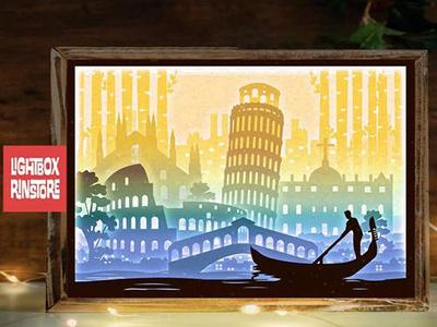 italy venice lightbox