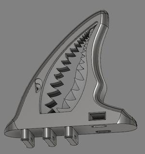 Floss 3.0 Tiger Shark fighter fin 