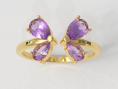Butterfly Open Ring