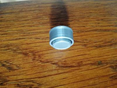 Curtain rod cap