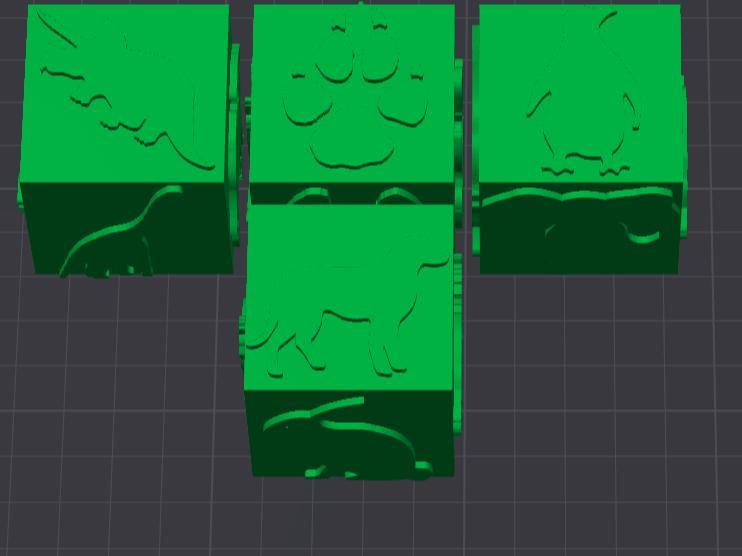 Masonry Cubes (Animals)