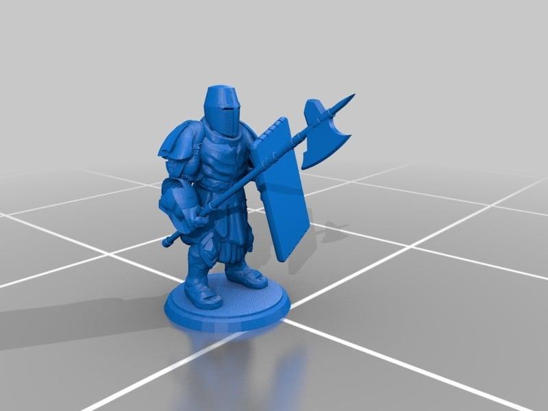 Basic Tower Guard - Halberd