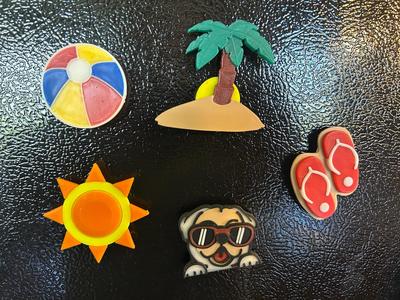 Summer Fridge Magnets
