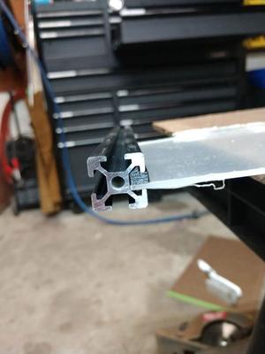 2020 Extrusion Hidden 0.080" (2mm) Plexiglass Spacer