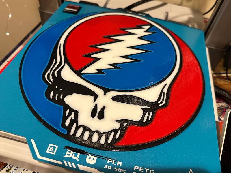 Grateful Dead Steal Your Face Wall Art