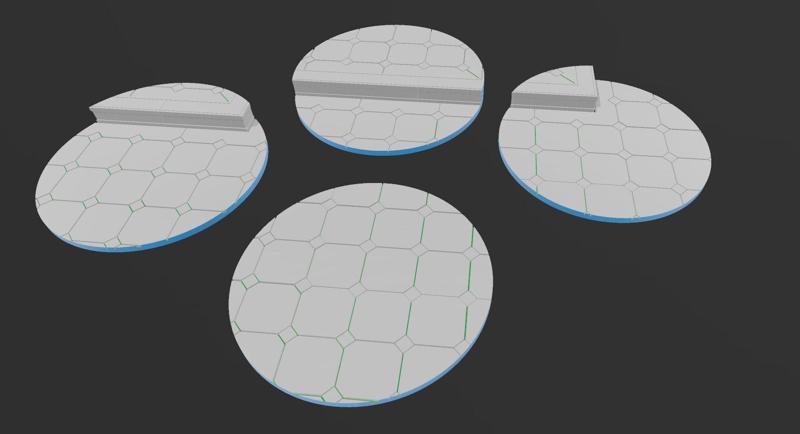 Marble palace 100mm base toppers