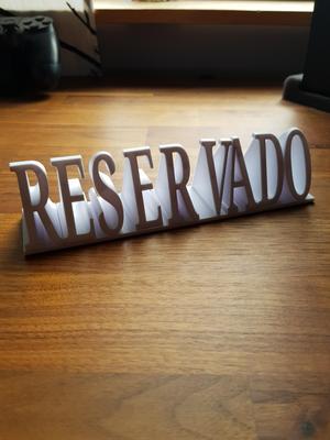 Reserved sign