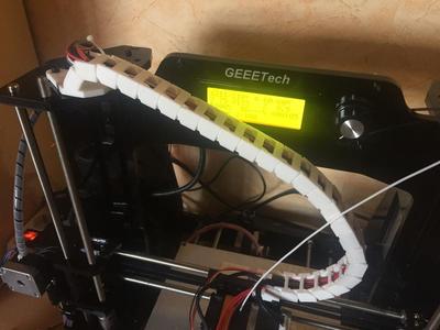 Geeetech Prusa i3 X - Cable Chain Mounts remix