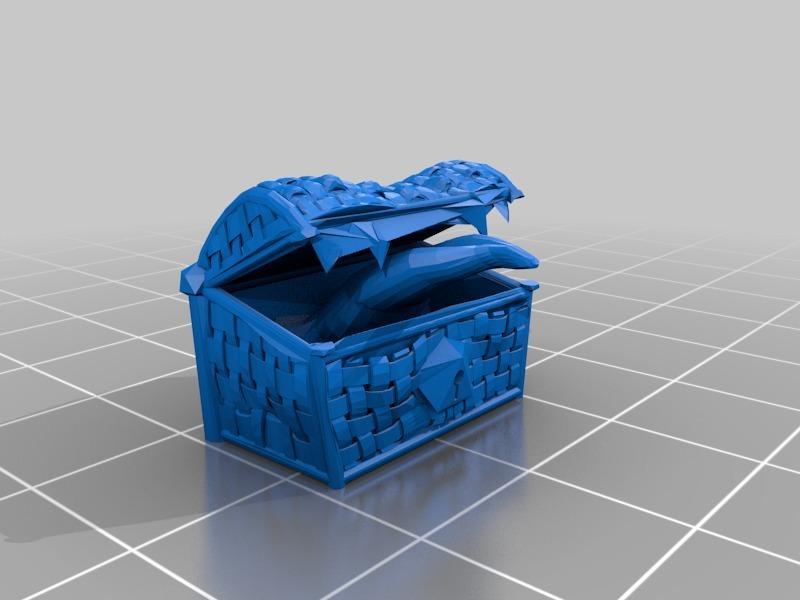 Woven Chest Mimic for D&D
