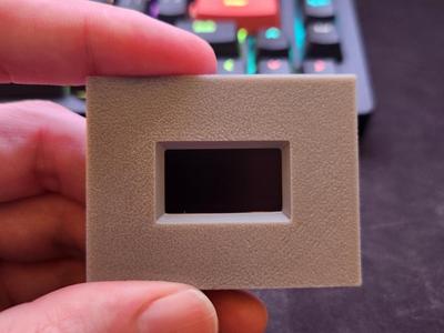SSD1306 OLED Backer Mounting Plate