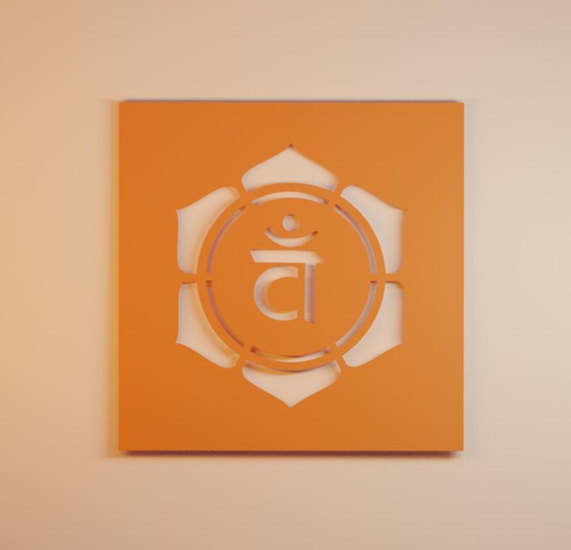 stencil charka swadishthana/sacrum