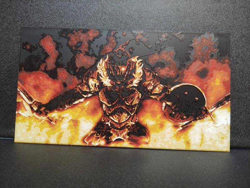 Goblin Slayer in Fire HueForge/5 Colors AMS