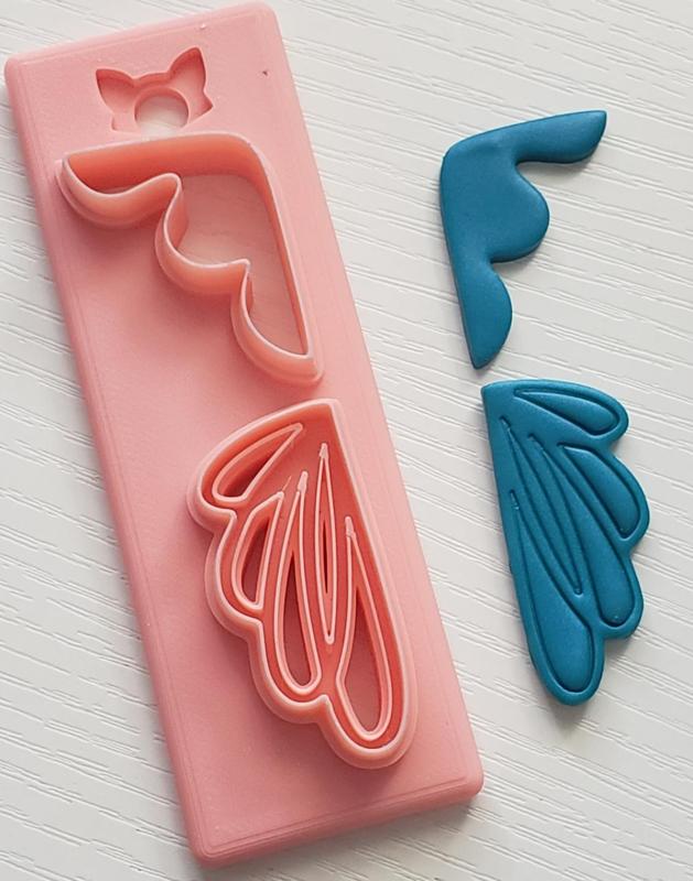 "Kyrie" Abstract Polymer Clay Earring Cutter