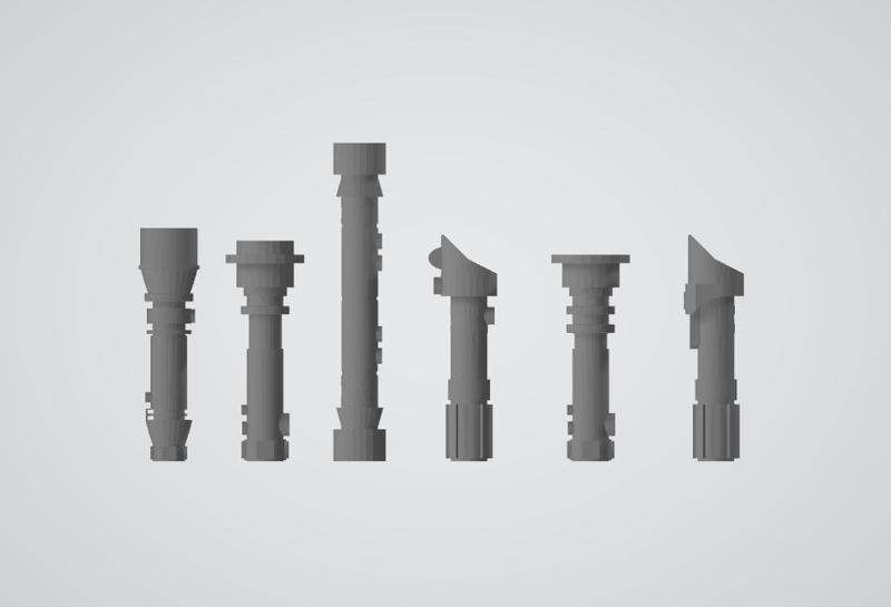 Brick Compatible Lightsabers More Accurate